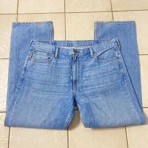 Levi Strauss Co 569 Mens 38x34 Light Wash Bootcut Denim Jeans